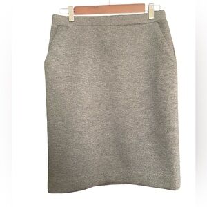 Cynthia Rowley Gray Pencil Skirt , thicker fabric with stretch for cold weather